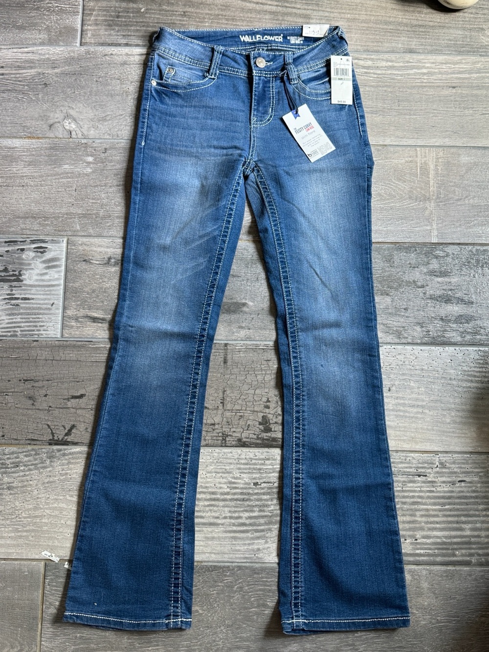 Wallflower Slim Flare Low Rise Jean